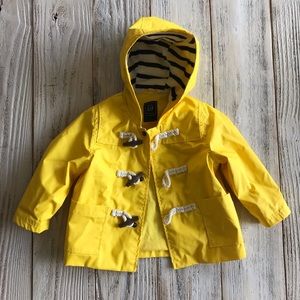 Baby GAP Toddler 18-24 Month Yellow Rain Coat